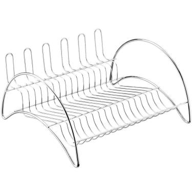 Imagem de Secador Escorredor de Louça para 16 Pratos 6 copos e Talheres Maya Schmitt Cromado
