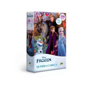 Imagem de Quebra Cabeça Frozen Ana Elsa  200 Peças Disney