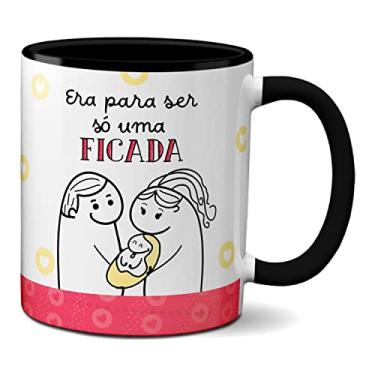 Imagem de Caneca Flork Meme Namorados Era Pra Ser Só Uma Ficada (Preta)