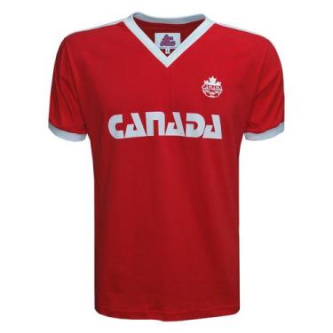 Imagem de Camisa Canadá 1985 Liga Retrô - Vermelha Ggg