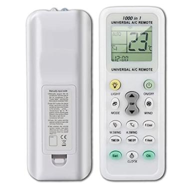 Imagem de configurações de um clique controlador de condicionamento A/C,Controle remoto universal de ar condicionado, para Panasonic Sharp Samsung Fujitsu Gree Haier Helton Hemilton Hicon Hisense Hitachi
