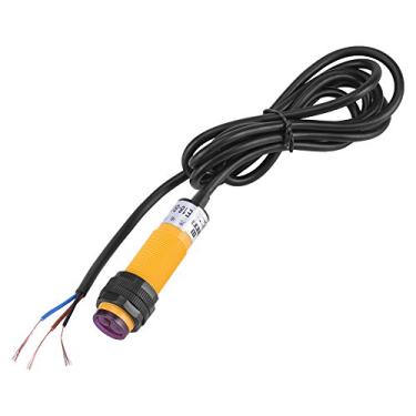Imagem de Interruptor de sensor fotoelétrico, sensor de detecção DC 3 fios 6-36V Pnp IR sensor fotoelétrico E18-B03P1 5-30cm com grande distância de detecção