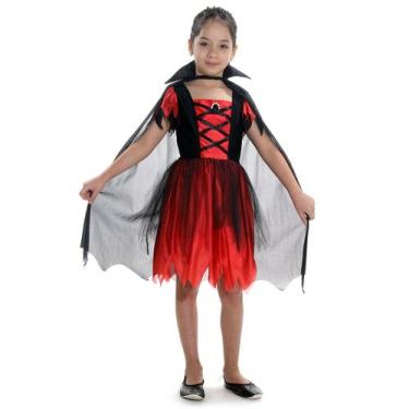 Fantasia Vampiro Midnight Infantil P em Promoção na Americanas