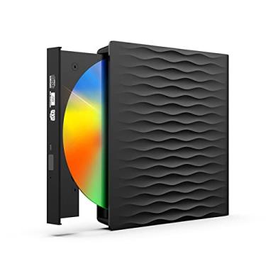 Imagem de Unidade externa de CD DVD USB 3.0 gravador de disco portátil de CD/DVD ROM para Windows Linux, Mac Laptop, MacBook Pro/Air, iMac