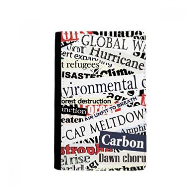 Imagem de Porta-passaporte com fundo padrão de veias de revistas porta-cartões Notecase Burse capa carteira porta-cartão, Multicolor