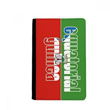 Imagem de Porta-passaporte com nome da bandeira da Guiné Equatorial Notecase Burse carteira porta-cartão, Multicolor