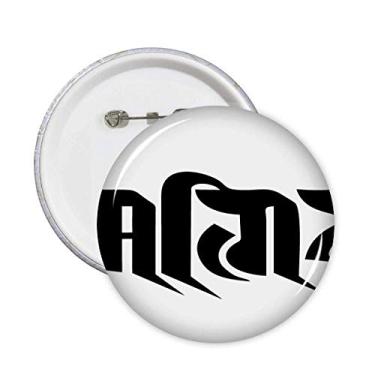 Imagem de Personagem alfandegário figura padrão pinos crachá botão emblema decoração acessório 5 peças