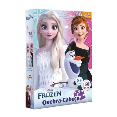 Imagem de Quebra-Cabeça Puzzle Frozen Disney 150 Peças Toyster - 8028