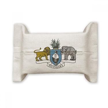 Imagem de Bolsa de linho de algodão com emblema nacional da África da Suazilândia