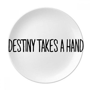 Imagem de Destiny Takes A Hand Prato Decorativo de Porcelana Salver Prato de Jantar