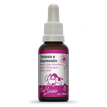 Imagem de Floral pet para cachorro e gatos Tristeza e Depressão Bio Florais. Floral Veterinário tratamento Natural para animais com tristeza e depressão