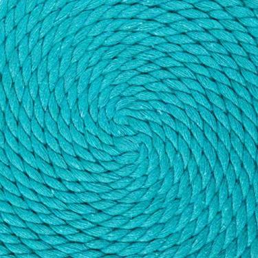 Imagem de Corda de algodão trançado natural West Coast Paracord – Corda artesanal – Corda tripla super macia e forte para esportes, decoração, artesanato, macramê, uso interno (1/4 polegada x 1,8 m, azul-petróleo)