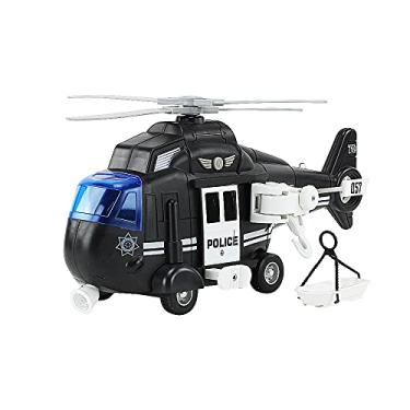 Imagem de Brinquedo Helicóptero Resgate Polícia ou Bombeiro c/ Luz e Som (Polícia)