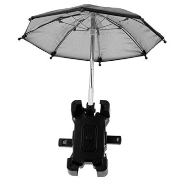 Imagem de BESPORTBLE 1 Conjunto Guarda-chuva de telefone de bicicleta suporte para celular suporte veicular celular mini suporte de telefone pingente titular do telefone móvel abdômen