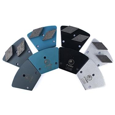Imagem de Almofadas de moagem de piso de diamante de metal para polimento de máquina de moagem de piso de pedra de concreto da Z-LEAP