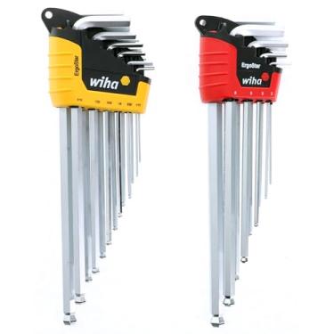 Imagem de Wiha 66992 MagicRing Conjunto de chaves em L hexagonais com extremidade esférica MagicRing, 22 peças