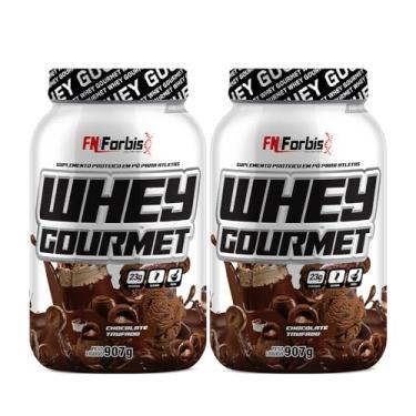 Imagem de Kit 2X Whey Protein Gourmet 907g Pote - FN Forbis Nutrition (Único, Chocolate Trufado)