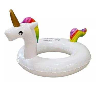 Imagem de Boia Inflável Importway Unicórnio 90cm IWBIU-90 - Branco