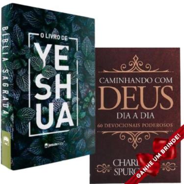 Imagem de Combo Bíblia Yeshua Jesus Copy Capa Dura - Edição Especial + Livro Dev