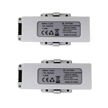 Imagem de Bateria de lítio 2 peças 7,6 V 1500 mAh para Quadcopter dobrável sem escova HS510 F30, acessórios de bateria sobressalente para helicóptero RC fotografia aérea