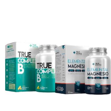 Imagem de Kit True Source - B Complex - Complexo B + Elemental Magnesio - Combo