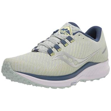 Imagem de Saucony Tênis de corrida feminino Canyon Tr Trail, Maré/tempestade, 5.5