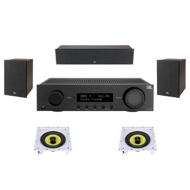 Imagem de Kit 5.0 JBL Receiver MA510 + 5 Caixas JBL