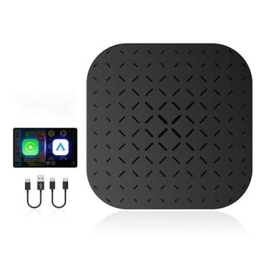 Imagem de ZHNN Magic Box Carplay Dispositivo de transmissão de vídeo para carro com fio de fábrica, carplay sem fio AI Box Stream Netflix YouTube para sua caixa de mídia de carro, sistema Android Ai Box Lite