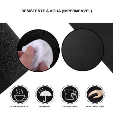 Imagem de Mouse Pad Slim Em material sintético 80X40 para escritorio - GENERTOY,