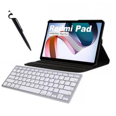 Imagem de Capa e Teclado Para Tablet Red. Pad 10.6"+ Caneta+ Película - Duda Sto