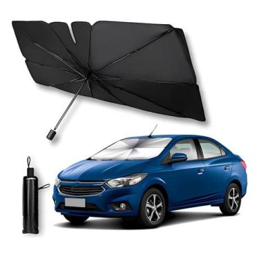Imagem de Protetor Solar Dobrável Veicular Isolante Térmico Refletor Uv - ZEM