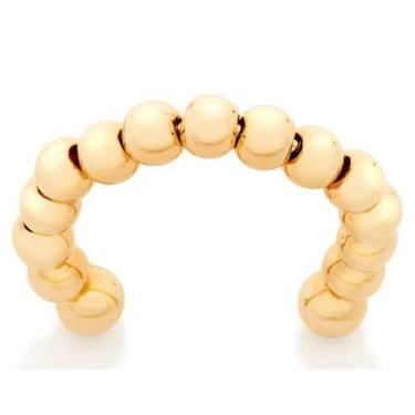 Imagem de Anel banhado ouro 3x 24k 18k e 22k feminino rommanel ajustável esferas