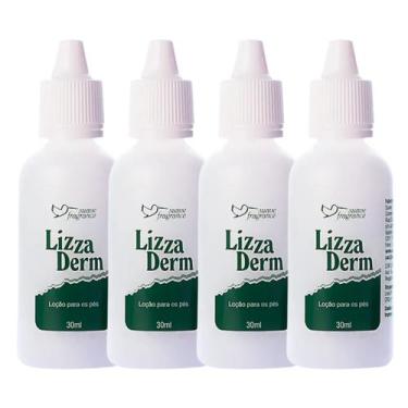 Imagem de 4 Loção Para Tratamento de Pés Rachados Lizza Derm  - Suave Fragrance