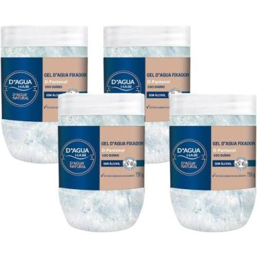 Imagem de 4UN Gel D'agua Fixador Para Uso Diário 750G D'agua Natural - D'Água Na