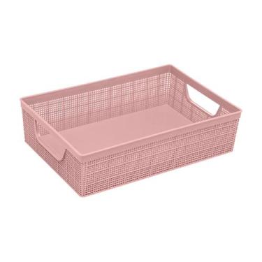 Imagem de Cesto Organizador Juta Armário Gaveta Lavanderia 2 Litros Caixa - Jagu