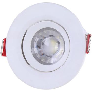 Imagem de Spot luminaria embutir led redonda 5w 6500k tramontina