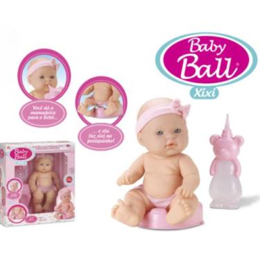 Imagem de Bebê Realista Baby Ball Xixi Com Função De Fazer Xixi E Roupinhas Orig