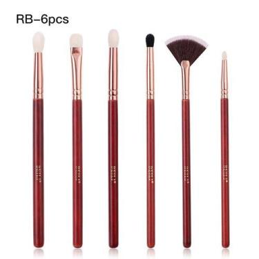 Imagem de Kit Pincéis De Maquiagem Facial BEILI Profissional 06 Pçs - ElaShopp