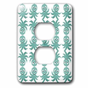 Imagem de 3D Rose LSP_245121_6 Imagem do adorável Aqua Poltopus Repeat 2 Plug Outlet Cover