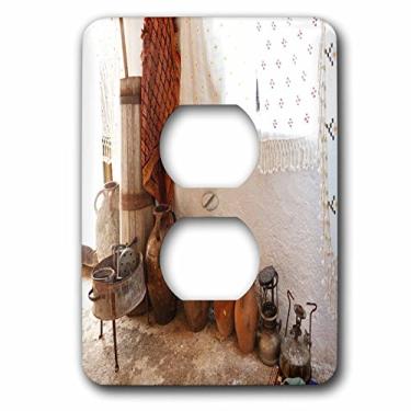 Imagem de 3dRose Capa de tomada com 2 plugues para impressão de louças vintage da lsp_212637_6