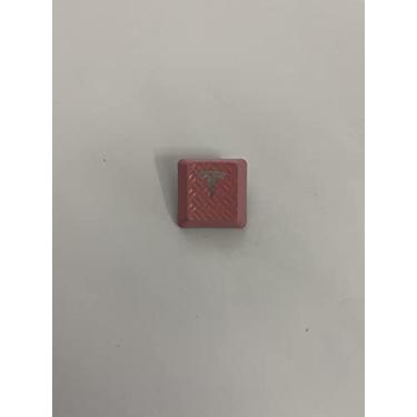 Imagem de Adequado para Logitech G915TKL teclado mecânico de competição de rádio branco ultrafino RGB retroiluminado antiderrapante teclado esportivo para computador (G915 texturizado Tesla Cap, rosa)