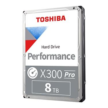 Imagem de Toshiba Disco rígido interno X300 PRO 8 TB de alto desempenho para profissionais criativos de 9,5 cm – Taxa de carga de trabalho de até 300 TB/ano CMR SATA 6 GB/s 7200 RPM 512 MB Cache - HDWR780XZSTB