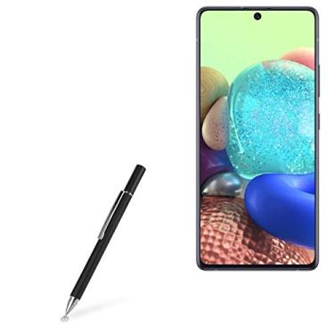 Imagem de Caneta Stylus para Samsung Galaxy A71 5G (Caneta Stylus da BoxWave) - Caneta Stylus capacitiva FineTouch, caneta Stylus super precisa para Samsung Galaxy A71 5G - Preto Jet