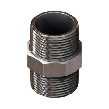 Imagem de Kit 05x niple inox 304 150 bsp 3/4'' - CONEXÕES EM AÇO INOX