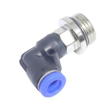 Imagem de Conexão Pneumática Engate Rápido Cotovelo 08mm X 1/2'' - BRP