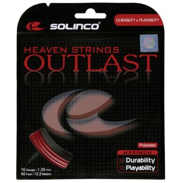Imagem de Corda Solinco Outlast 16L 1.30mm Vermelha - Set Individual