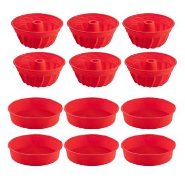 Imagem de Jogo Forma Silicone Espiral + Forma Redonda Sortida - 12Un - QUALITY H