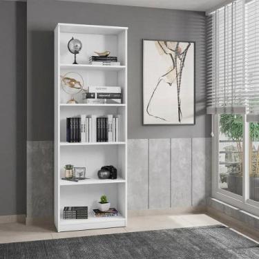 Imagem de Livreiro armario alto euro casa d branco - Village Móveis