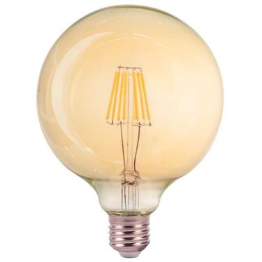 Imagem de Lâmpada De Filamento Led Âmbar 4W G125 - 2200K - 549,0007 - Noll Led