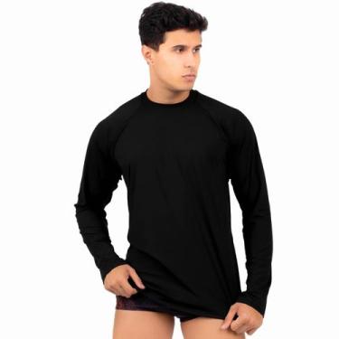 Imagem de Camisa Térmica Masculina Segunda Pele Praia Surf Proteção Uv - HYPE MO